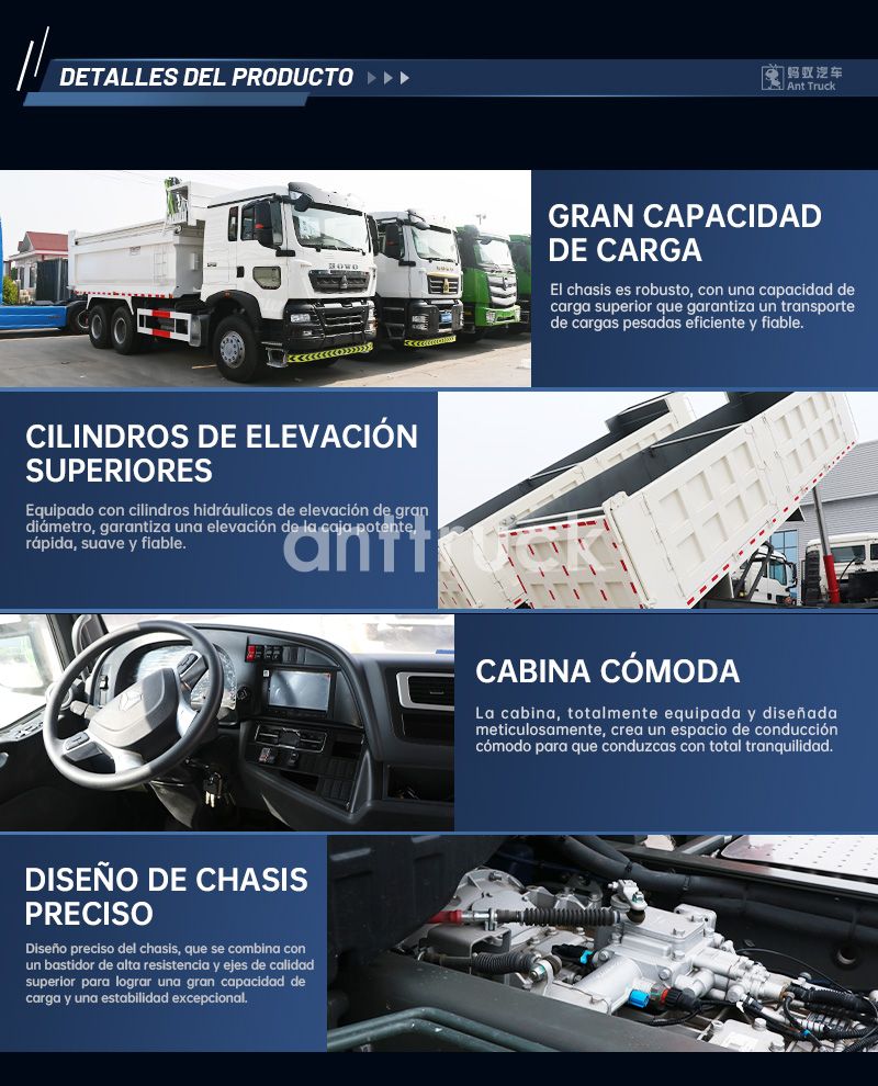 Camión volquete Sinotruk HOWO TX 6X4 usado