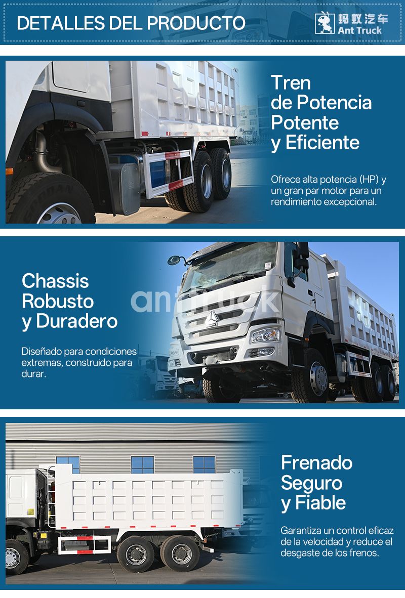  Nuevo Camión Volquete Sinotruk HOWO-7 6X4