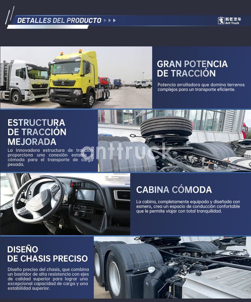 Nuevo Camión Tractor Sinotruk HOWO TX 6X4