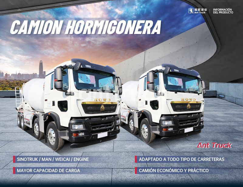 Camión Hormigonera Con Chasis HOWO TX 8X4