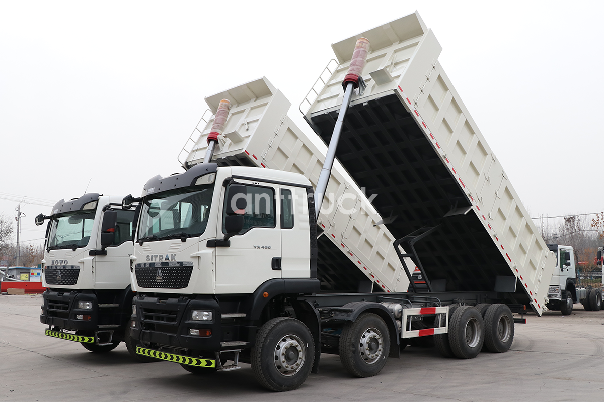 The HOWO TX 8X4 Dump Truc
