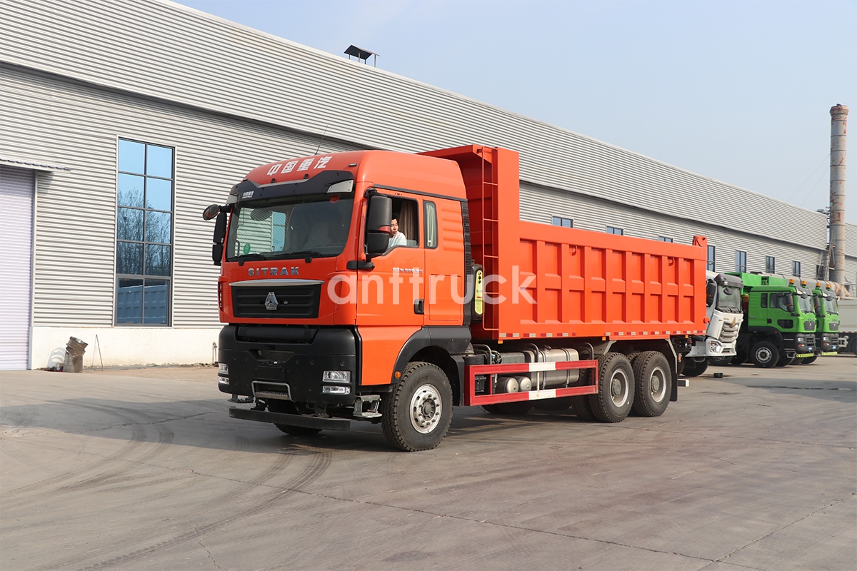 The Sitrak 6X4 Dump Truck